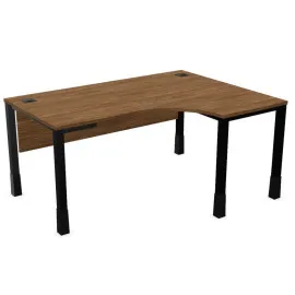 Narożne biurka Easy Space I-LEG LS z panelem dolnym Nowy Styl