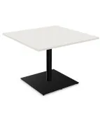 Duży stół kawiarniany MeeThink SQ blat kwadratowy 100x100cm Nowy Styl