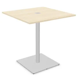 Duży stół kawiarniany MeeThink SQ blat kwadratowy 100x100cm Nowy Styl