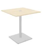 Duży stół kawiarniany MeeThink SQ blat kwadratowy 100x100cm Nowy Styl