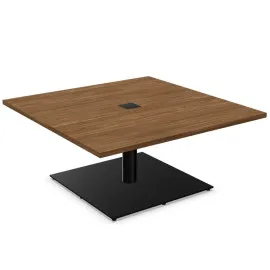 Duży stół kawiarniany MeeThink SQ blat kwadratowy 100x100cm Nowy Styl