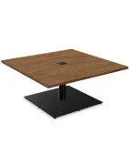 Duży stół kawiarniany MeeThink SQ blat kwadratowy 100x100cm Nowy Styl