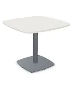 Stół do spotkań MeeThink SQR - blat miękki kwadrat 90x90cm Nowy Styl
