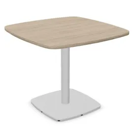 Stół do spotkań MeeThink SQR - blat miękki kwadrat 90x90cm Nowy Styl