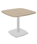 Stół do spotkań MeeThink SQR - blat miękki kwadrat 90x90cm Nowy Styl