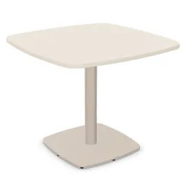 Stół do spotkań MeeThink SQR - blat miękki kwadrat 90x90cm Nowy Styl