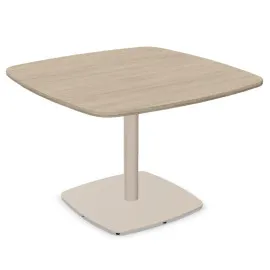 Stół do spotkań MeeThink SQR - blat miękki kwadrat 110x110cm Nowy Styl