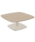 Stół do spotkań MeeThink SQR - blat miękki kwadrat 110x110cm Nowy Styl