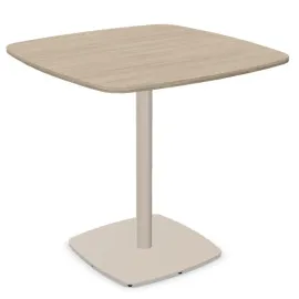 Stół do spotkań MeeThink SQR - blat miękki kwadrat 110x110cm Nowy Styl