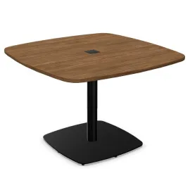 Stół do spotkań MeeThink SQR - blat miękki kwadrat 110x110cm Nowy Styl