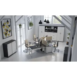 Szafa biurowa z drzwiami uchylnymi H D2 Easy Space Nowy Styl