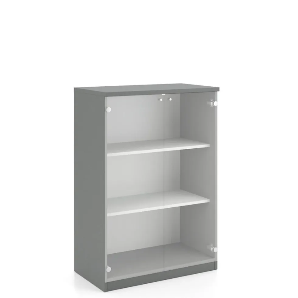 Szafa z drzwiami szklanymi H D2 Easy Space Nowy Styl