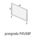 Przegroda P 45/68 cm