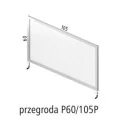 Przegroda P 60/105 cm