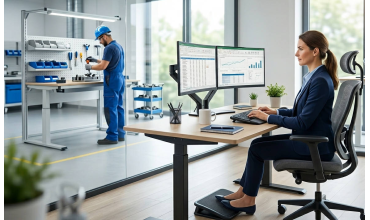 Ergonomia stanowiska pracy – czym jest i dlaczego ma znaczenie w biurze i na produkcji?